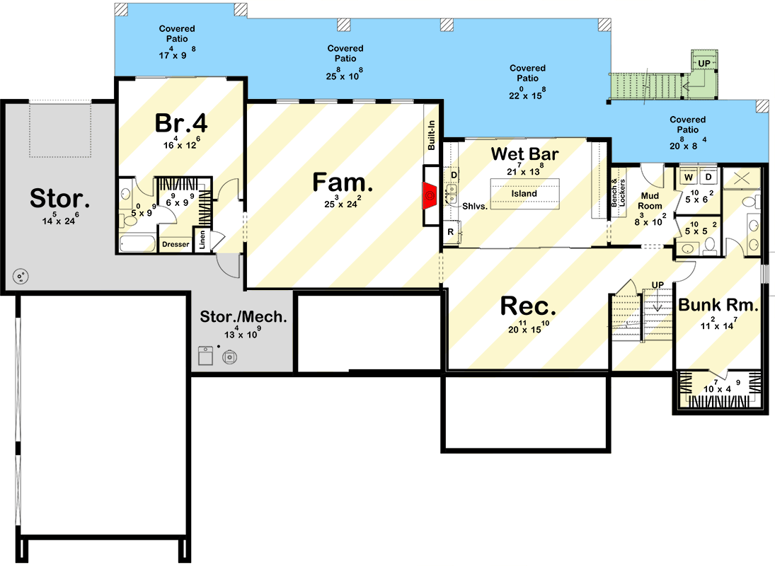 Optional Lower Level Layout ($ Paid Option)