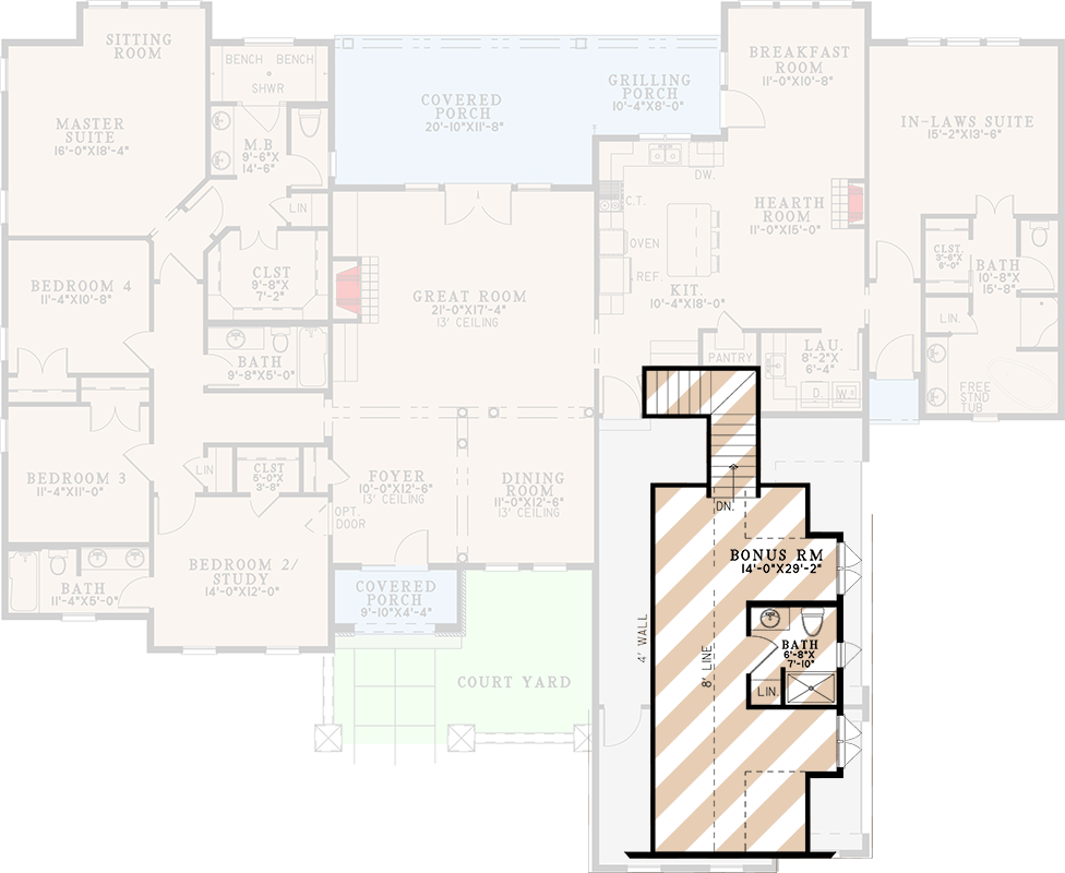Optionally Finished Bonus Room