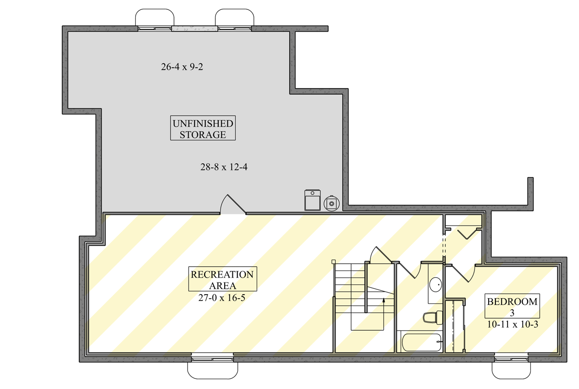 Optional Finished Lower Basement Level