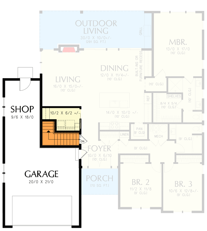 Optional Basement Stairs