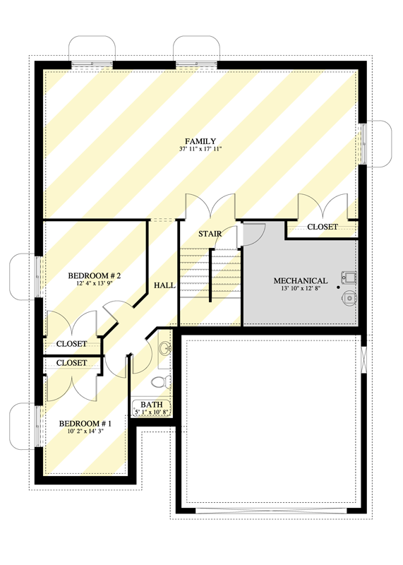 Optional Finished Basement Level