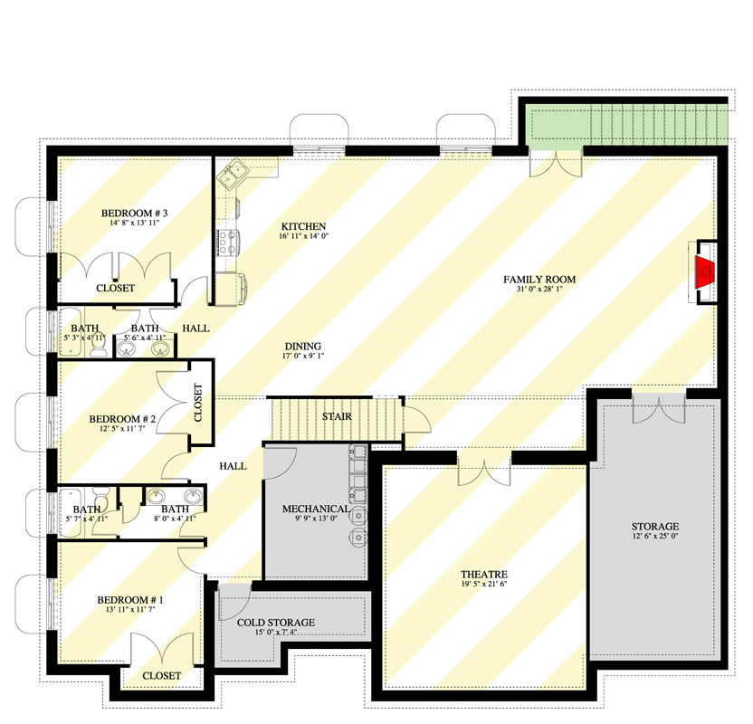 Optional Finished Basement Level
