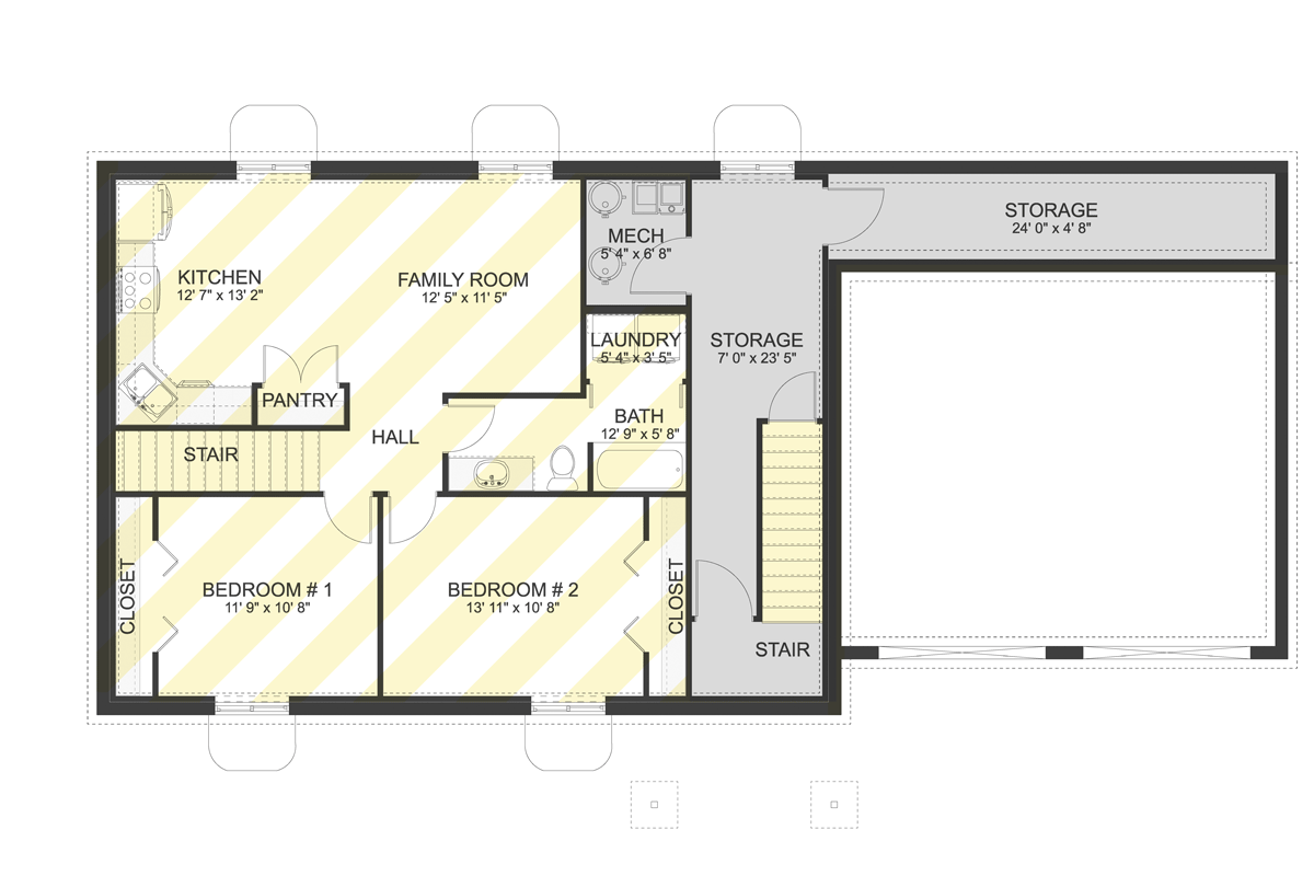 Optional Finished Basement Level