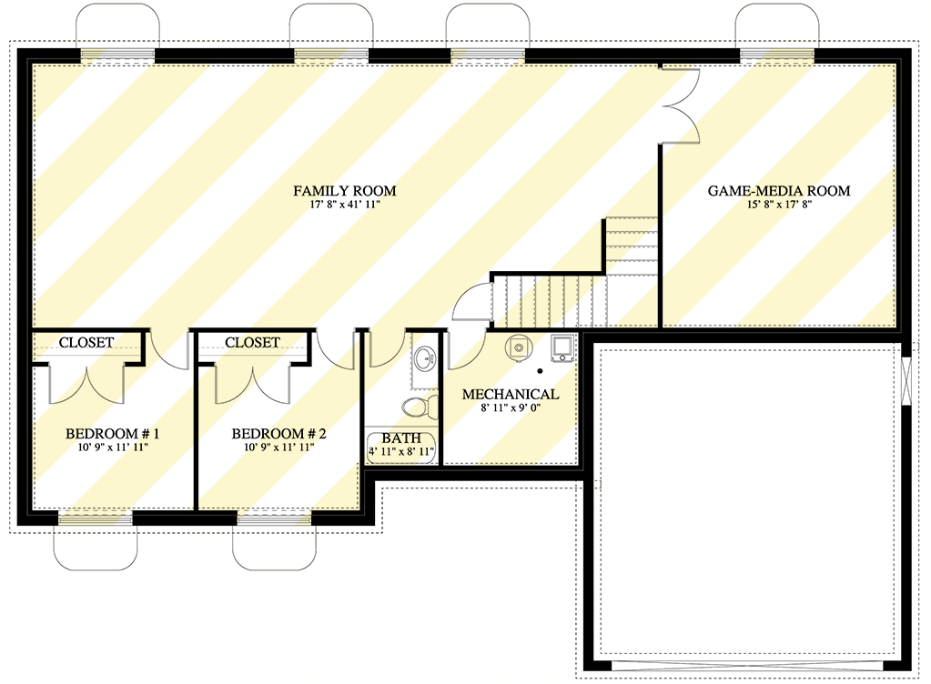Optionally Finished Lower Level