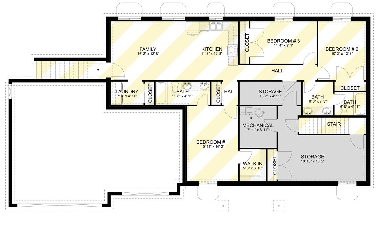 Optional Finished Basement Level