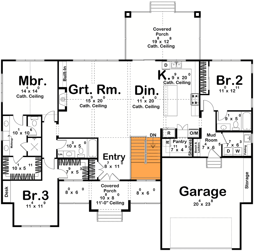 Basement Stairs Location