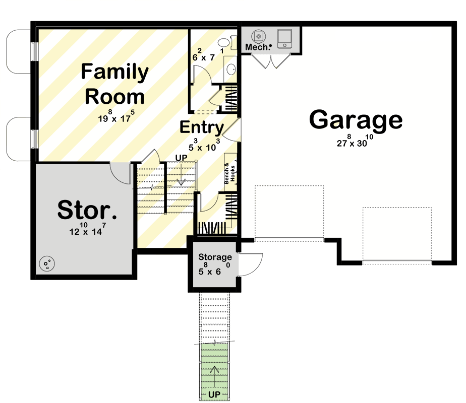 Optional Lower Level Layout ($ Paid Option)