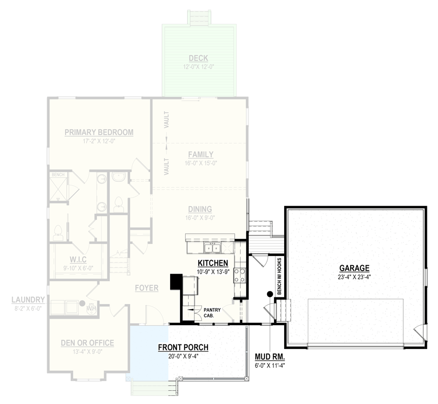 Two-Car Garage Option (Paid Option $$$)