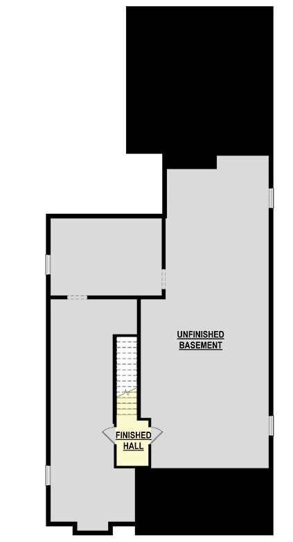 Unfinished Basement Level