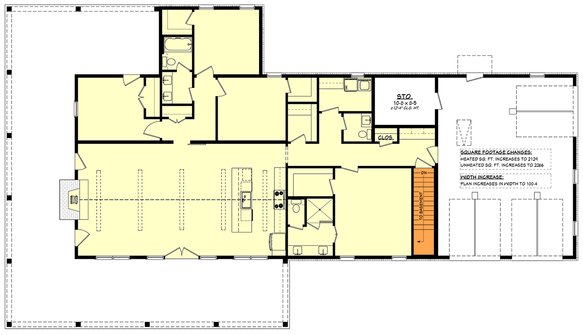 Main Level - Basement Stairs Location