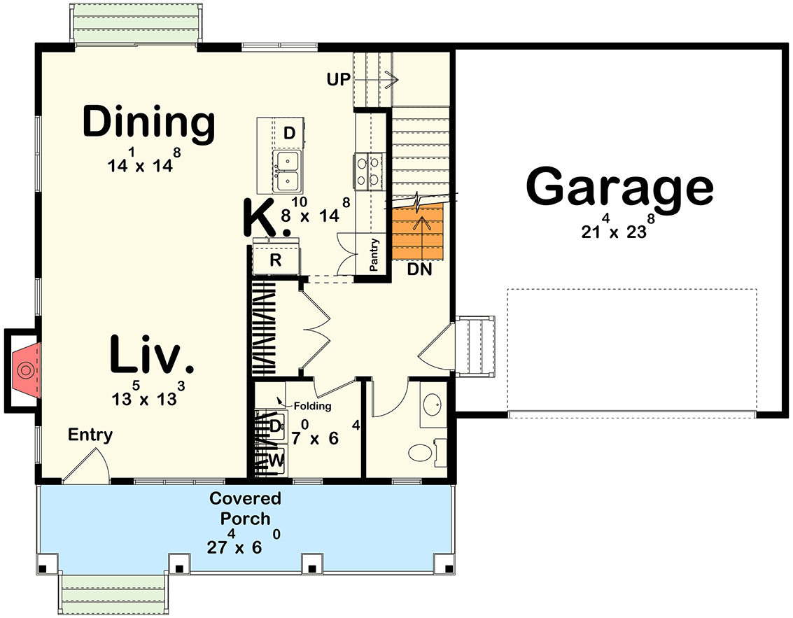 Basement Stairs Location