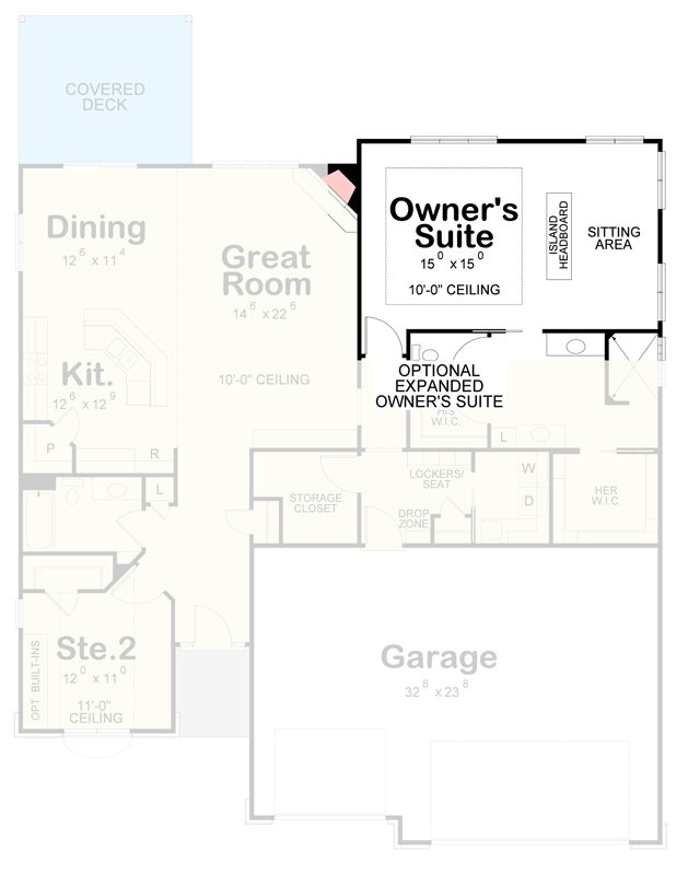 Optional Owner's suite