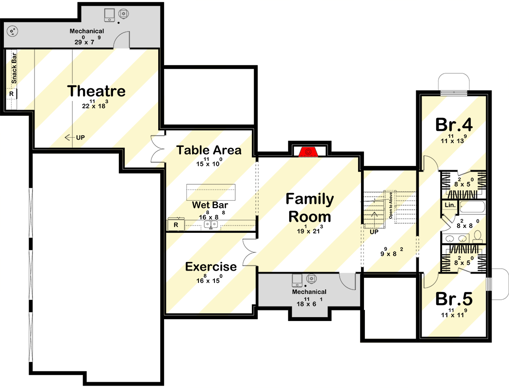 Optional Lower Level Layout ($ Paid Option)