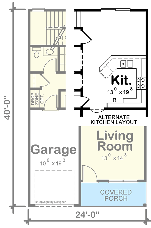 Main Level - Optional Layout