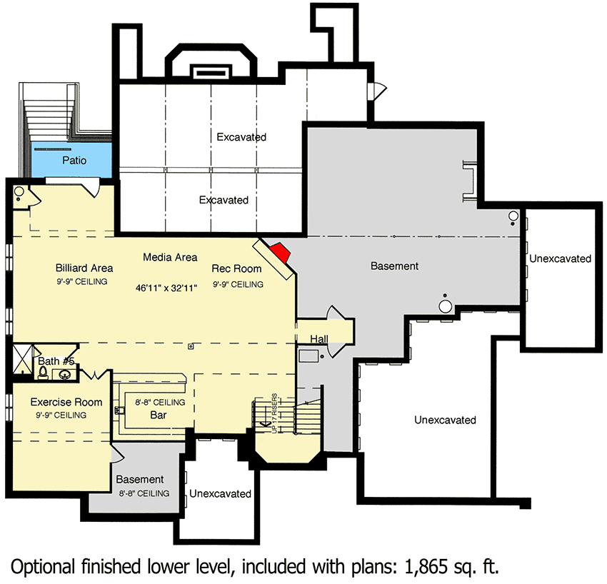 Optional Finished Lower Level