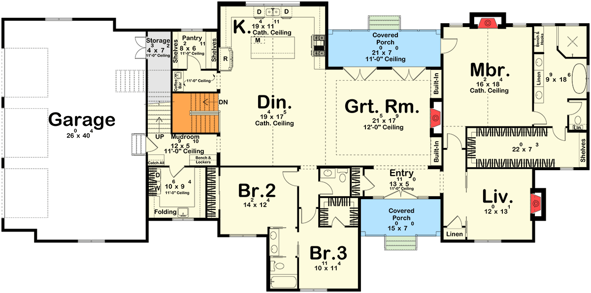Main - Level Basement Stairs Location 