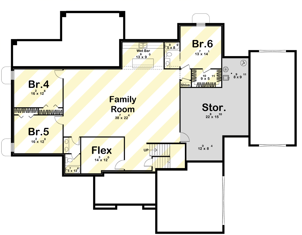 Optional Lower Level Layout ($$$ Paid Option)