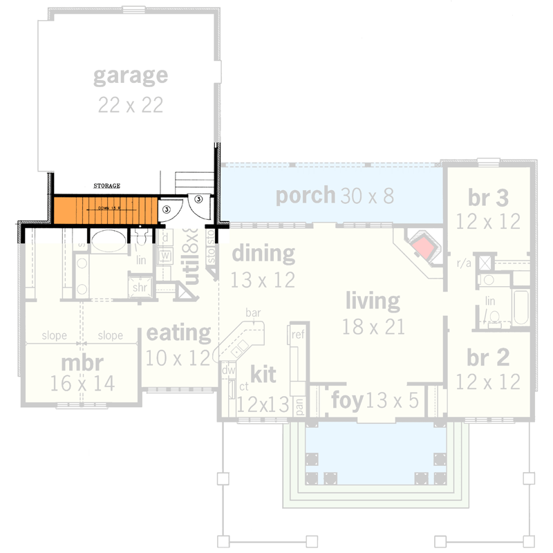 Basement Stairs Location