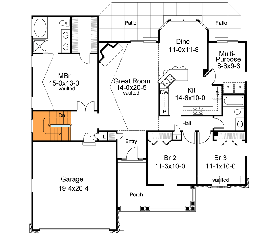 Basement Stairs Location