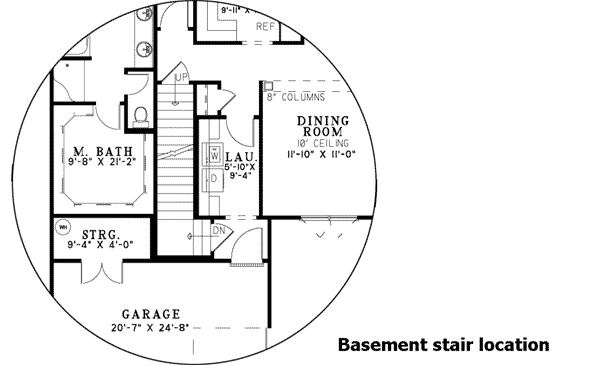 Basement Stairs Location