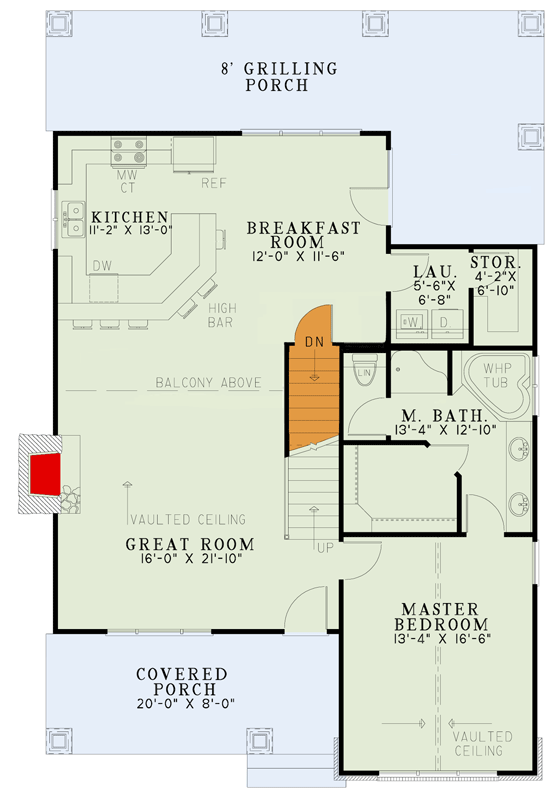 Main Level - Basement Foundation Version