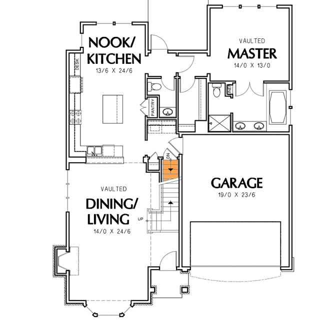 Main Level - Basement Version