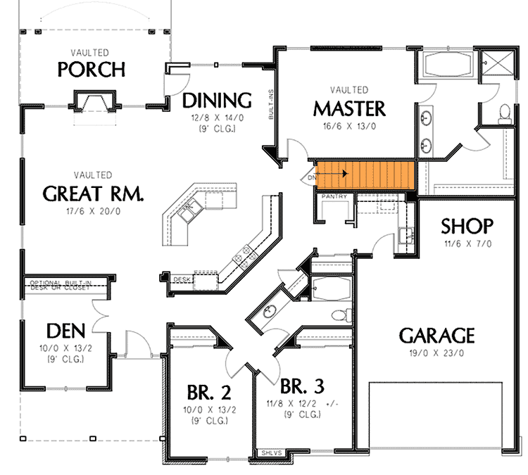 Main Level - Basement Version