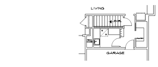 Basement stair location