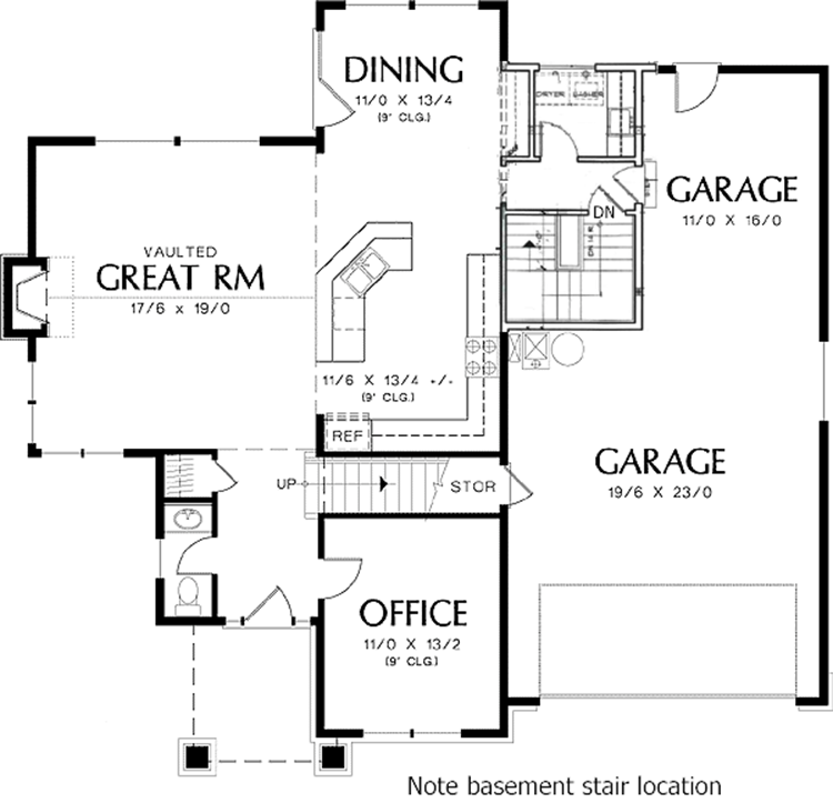 Optional Stair Location
