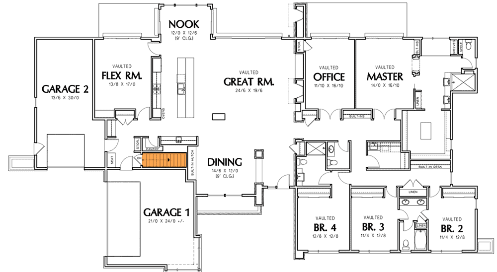 Location of Basement Stairs