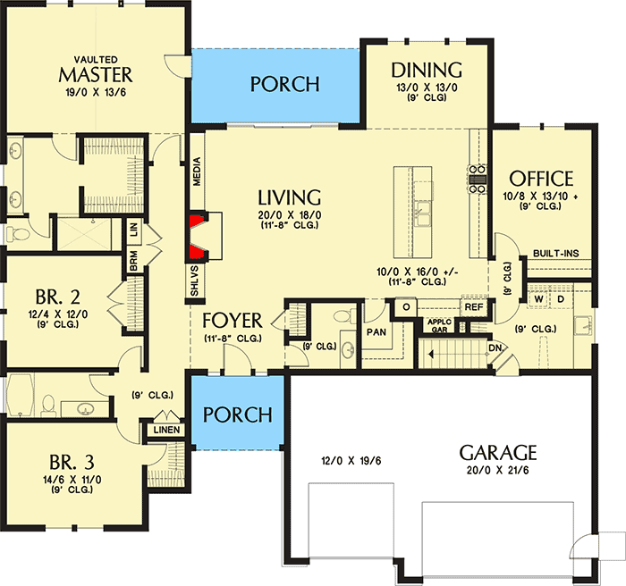 Main Floor - Basement Version