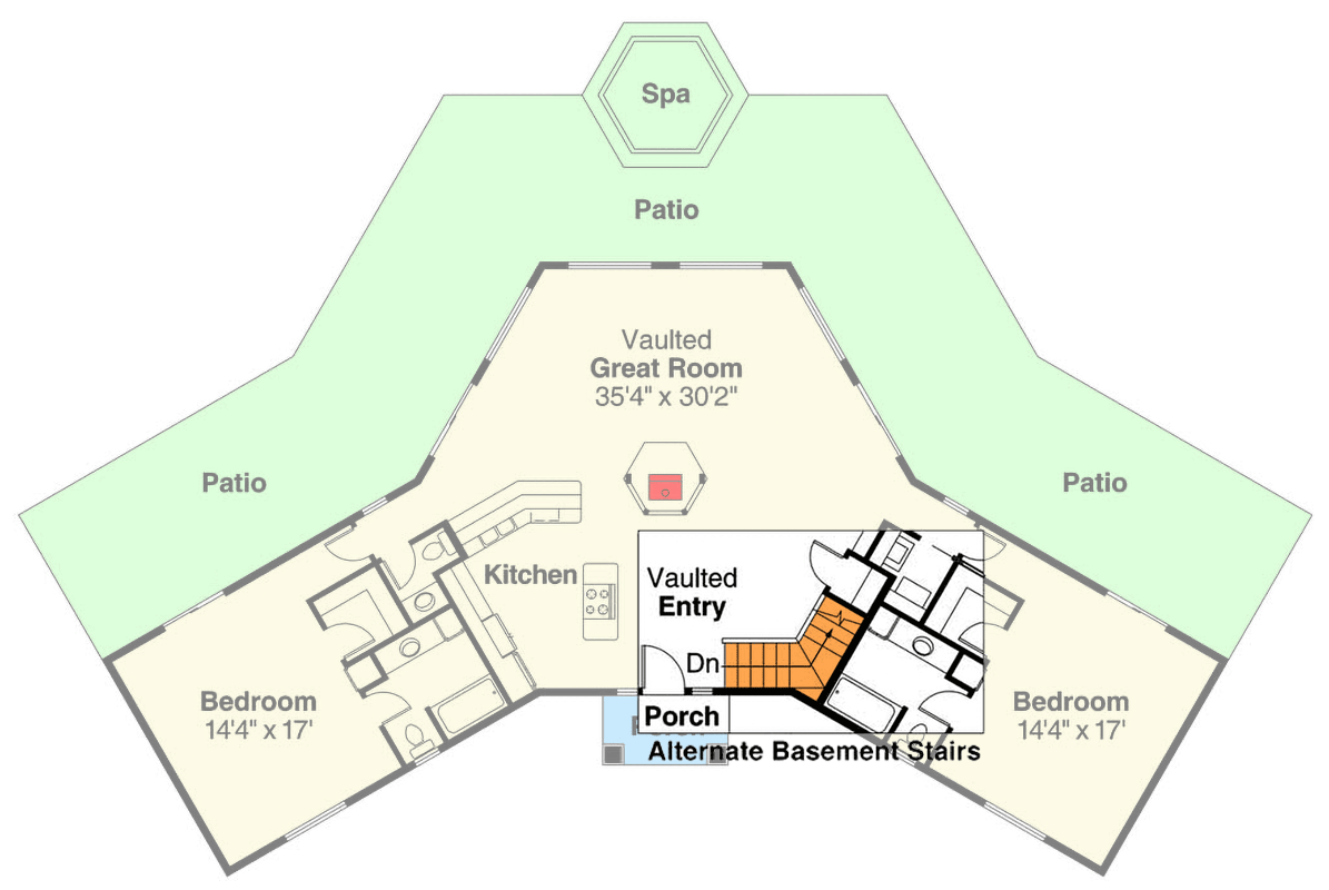Basement Stairs Location