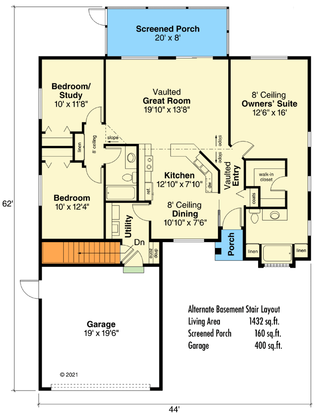Main Level - Basement Foundation Version
