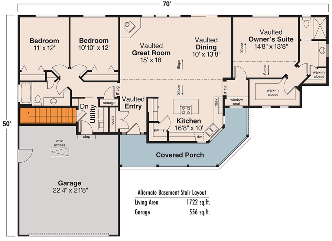 Basement Stairs Location