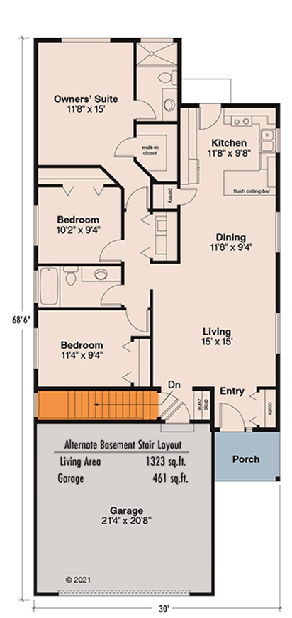 Basement Stair Location