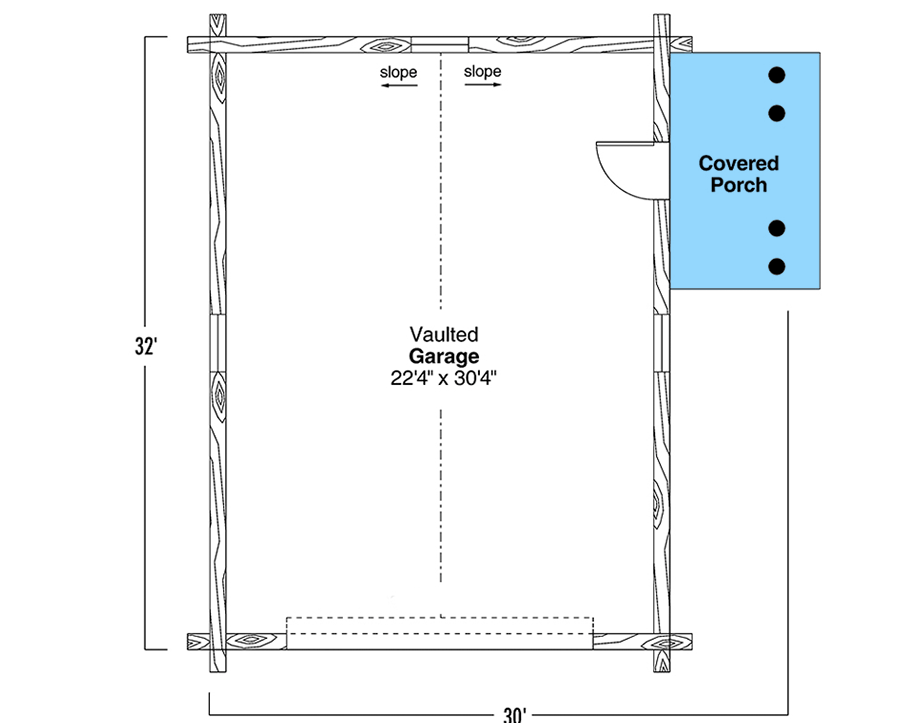 Detached 2-Car Garage