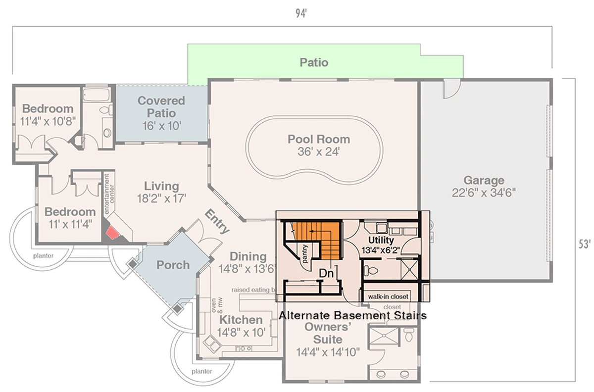 Main Level - Basement Stairs