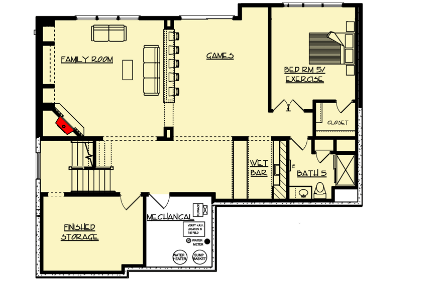 Optionally Finished Lower Level