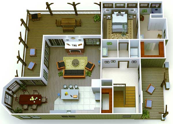 3D View - Main Level
