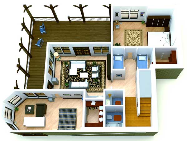 3D View - Lower Level