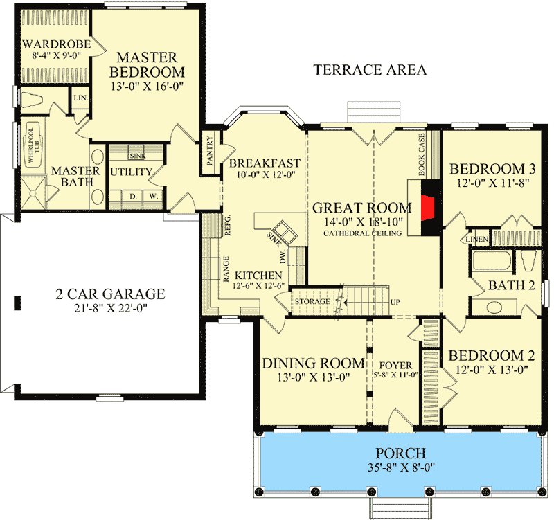Inviting Country House Plan - 32632WP | Architectural Designs - House Plans