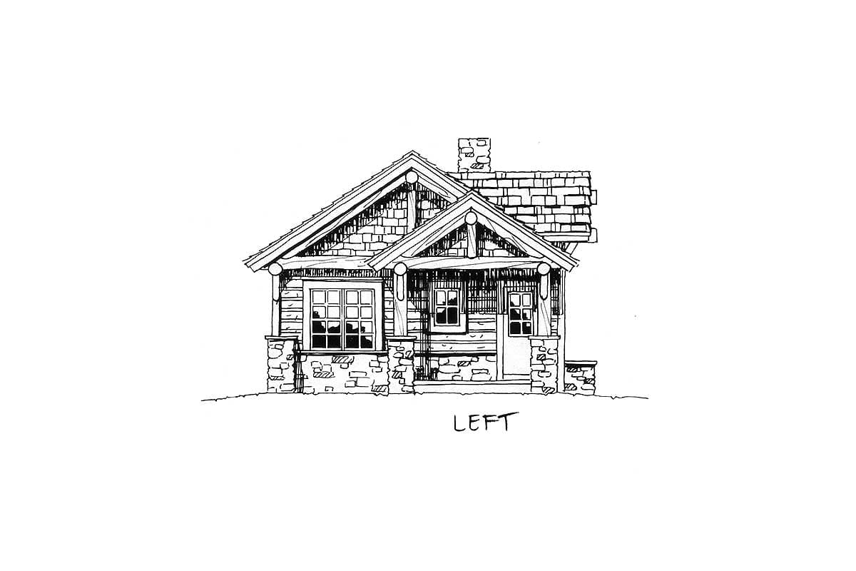 Plan 11529KN: Weekend Mountain Escape - Image #22 - Cabin, Cottage, Log Cabin, Mountain, Rustic, Vacation