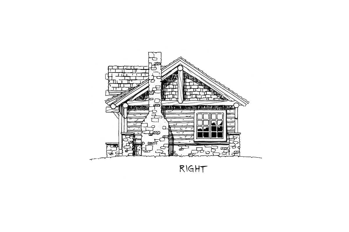 Plan 11529KN: Weekend Mountain Escape - Image #24 - Cabin, Cottage, Log Cabin, Mountain, Rustic, Vacation
