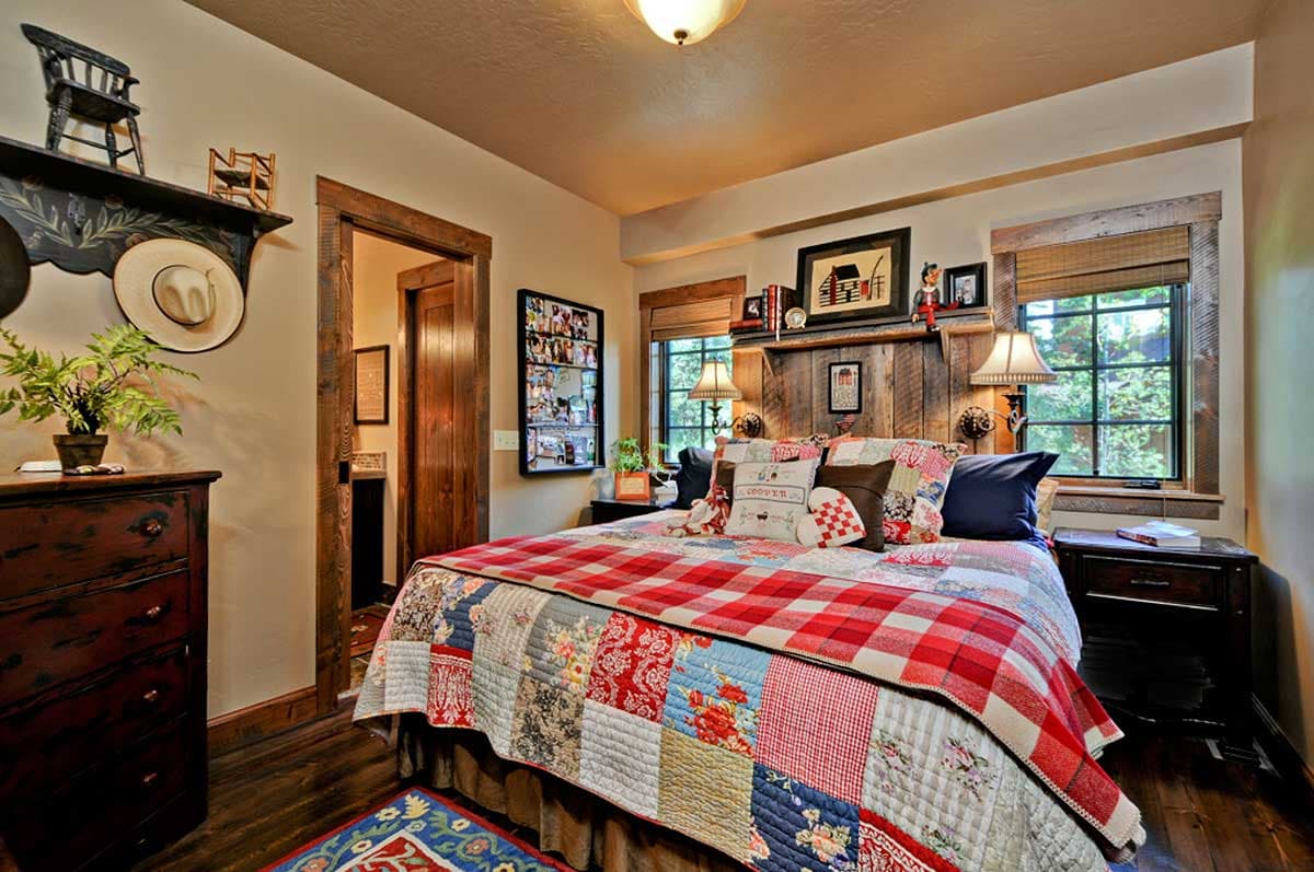 Plan 11549KN: Rustic Cottage House Plan with Home Office - 1362 Sq Ft - Image #14 - Cabin, Cottage, Country, Craftsman, Log Cabin, Mountain, Rustic, Vacation