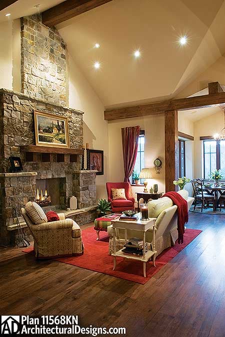 Plan 11568KN: Unusual Angles - Image #10 - Craftsman, Mountain, Northwest, Rustic, Vacation