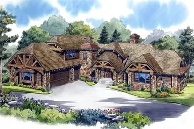 7-Bed Mountain Lodge with Finished Lower Level