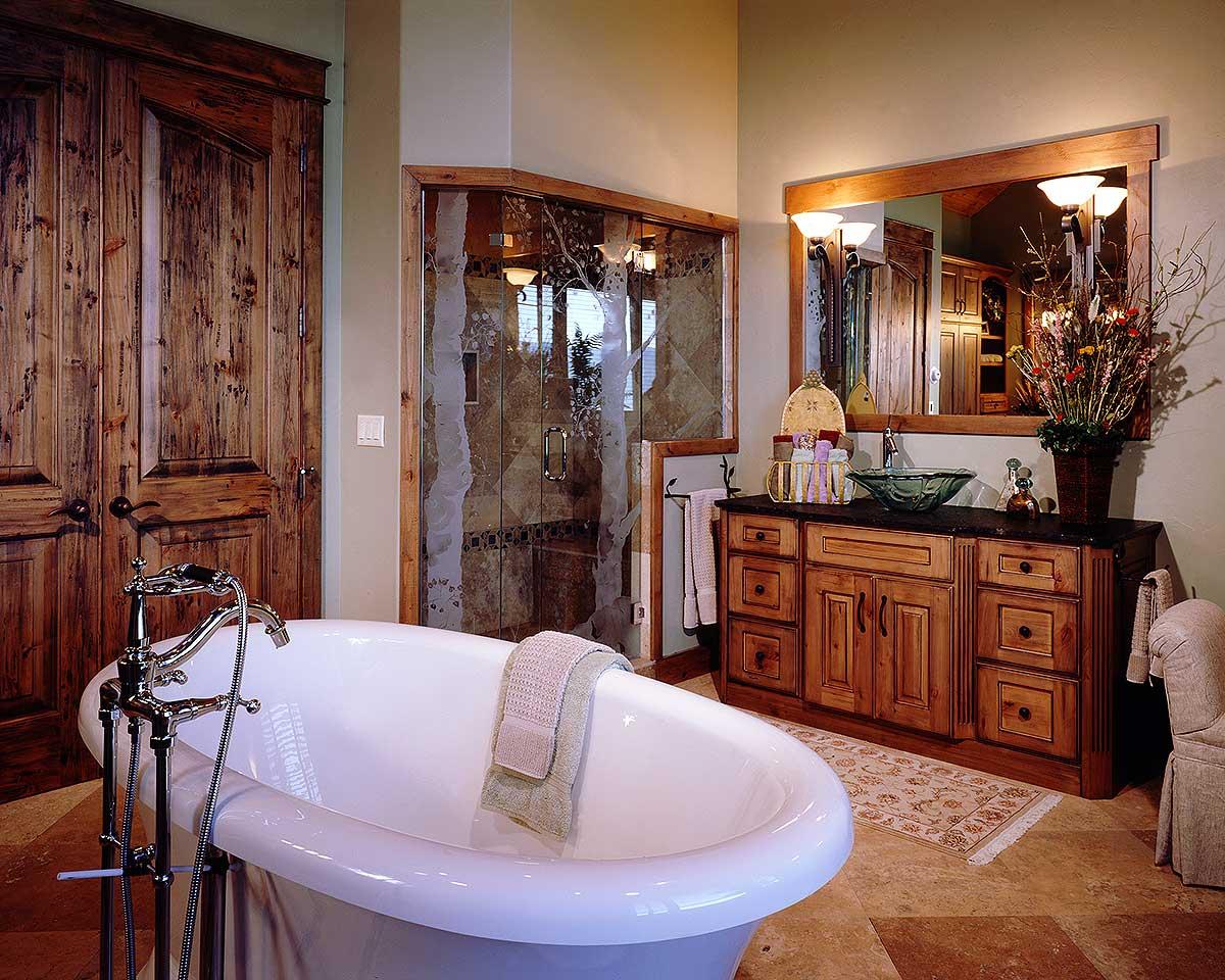 Plan 11578KN: Luxury Mountain Lodge - Image #11 - Craftsman, Mountain, Northwest, Rustic, Vacation