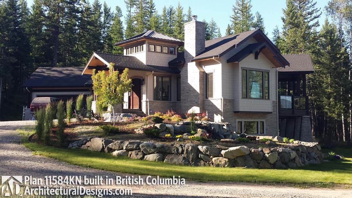 Plan 11584KN: Timbered Entry and Dramatic Light-Filled Tower - Image #4 - Craftsman, Mountain, Northwest, Rustic, Vacation