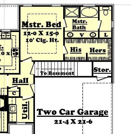 Plan 11704HZ: Great Open Floor with Options - Floor Plan - Optional - Country, Traditional
