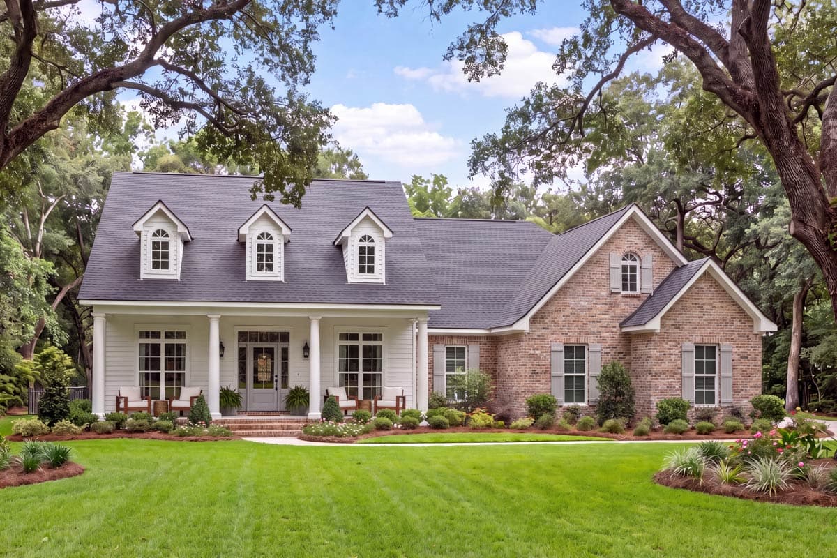 Plan 11704HZ: Charming 1500 sq ft 3 Bedroom Southern Style House Plan - Image #4 - Country, Farmhouse, Southern, Traditional